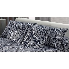 Thais 873 Cushion Cover 50x50cm Marino Navy Blue Paisley