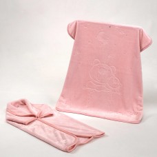 Baby Coat 923 Embossed Rosa Pink