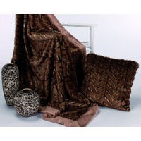 Dunas 746 Throw 130x170cm Marron Brown